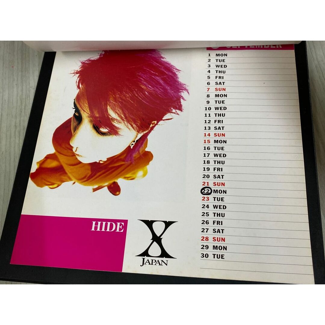 3-◇ 卓上カレンダー X JAPAN CALENDAR 1997 hide Yoshiki Toshi 3-◇ 卓上カレンダー X JAPAN CALENDAR 1997 hide Yoshiki Toshi