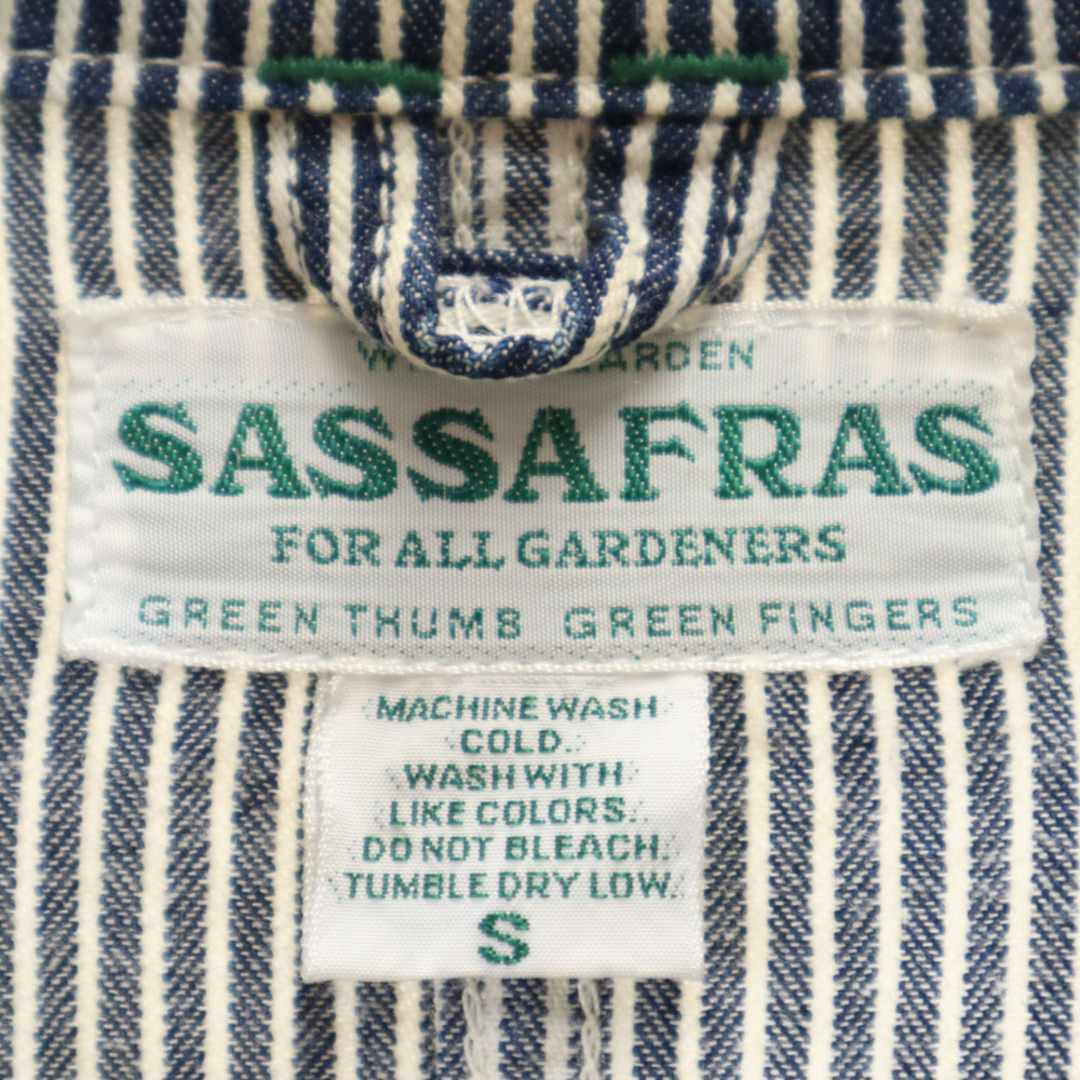 SASSAFRAS - ササフラス 日本製 ヒッコリーストライプ柄 SASSAFRAS - ササフラス 日本製 ヒッコリーストライプ柄