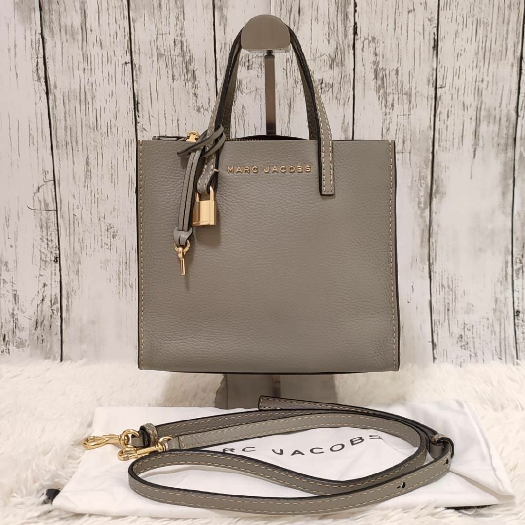 MARC JACOBS(マークジェイコブス) ハンドバッグ美品 - ネイビー×ピンク pcバッグ ポリエステル MARC JACOBS(マークジェイコブス) ハンドバッグ美品 - ネイビー×ピンク pcバッグ ポリエステル