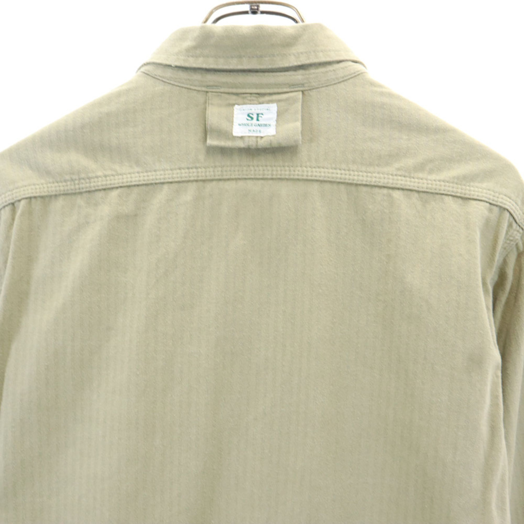 SASSAFRAS - ササフラス 日本製 長袖 ワークシャツ S カーキベージュ SASAFRAS ヘリンボーン メンズの通販 by 古着屋BIG2nd's shop|ササフラスならラクマ SASSAFRAS - ササフラス 日本製 長袖 ワークシャツ S カーキベージュ SASAFRAS ヘリンボーン メンズの通販 by 古着屋BIG2nd's shop|ササフラスならラクマ