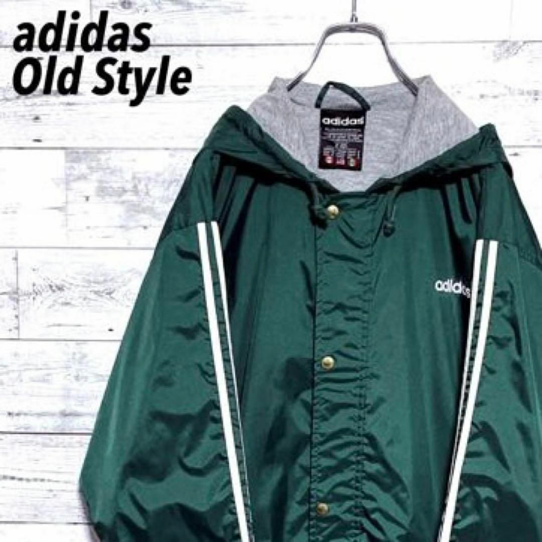 90sアディダス☆adidas☆台湾製☆ナイロンジャケット☆ロゴ 90sアディダス☆adidas☆台湾製☆ナイロンジャケット☆ロゴ