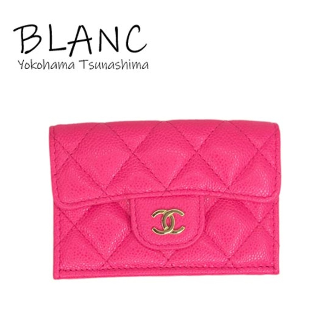 美品☆シャネルスモールウォレット三つ折財布 美品☆シャネルスモールウォレット三つ折財布