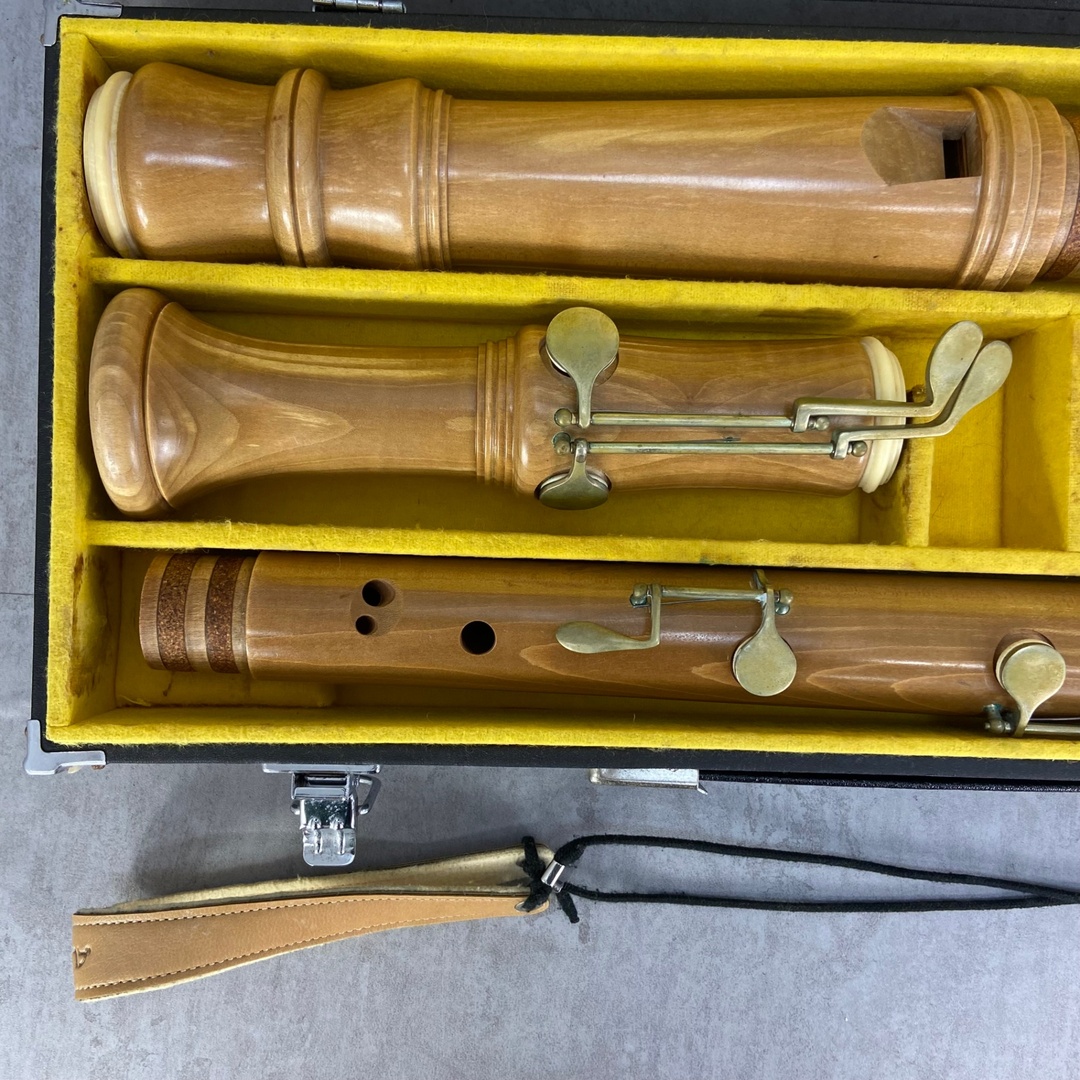 ALOUS アウロス トヤマ楽器 木製バスリコーダー バロック式 ALOUS アウロス トヤマ楽器 木製バスリコーダー バロック式