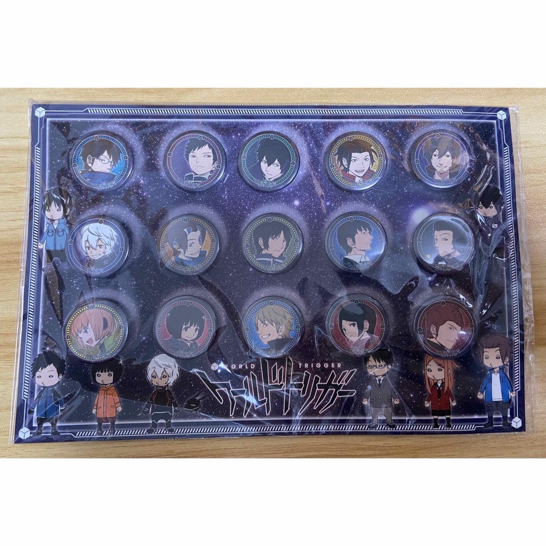 ワールドトリガー 缶バッジセット ジャンプフェスタ2015 エンタメ/ホビーのアニメグッズ(バッジ/ピンバッジ)の商品写真