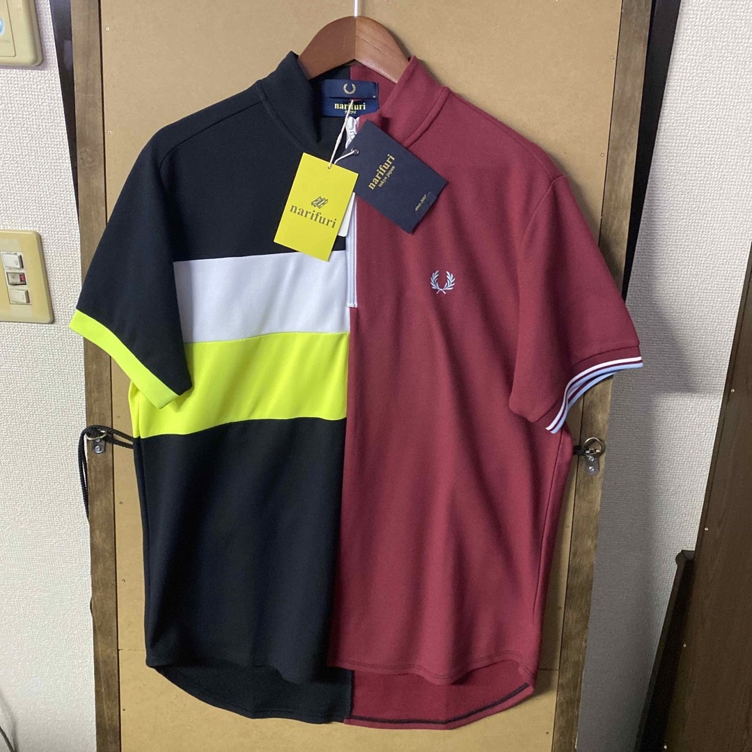 新品】narifuri×Fred perry コラボ ポロシャツ Mサイズ 新品】narifuri×Fred perry コラボ ポロシャツ Mサイズ