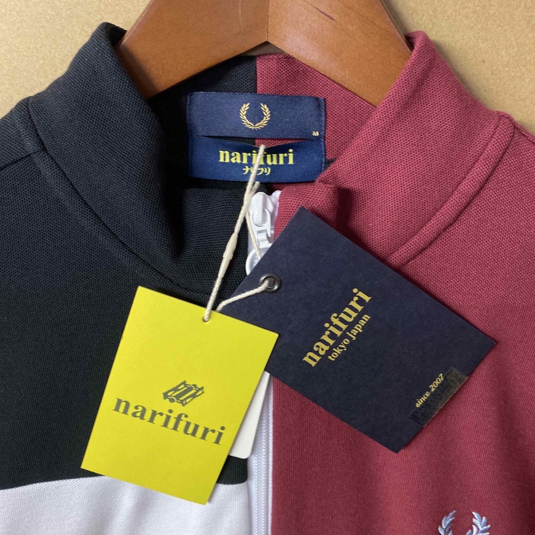 新品】narifuri×Fred perry コラボ ポロシャツ Mサイズ 新品】narifuri×Fred perry コラボ ポロシャツ Mサイズ