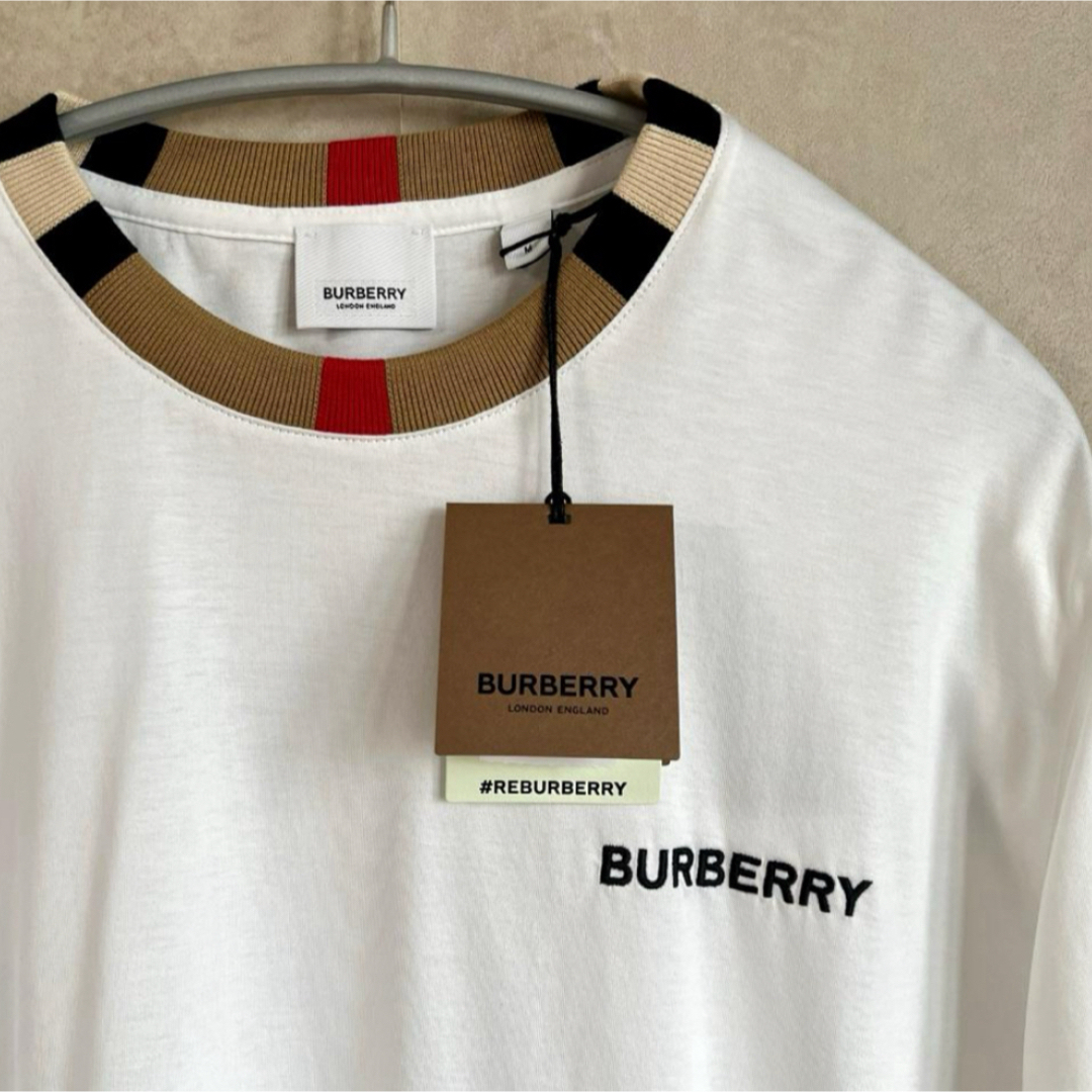 BURBERRY - 【新品未使用タグ付き】バーバリー ロゴ ロンT 長袖 BURBERRY - 【新品未使用タグ付き】バーバリー ロゴ ロンT 長袖