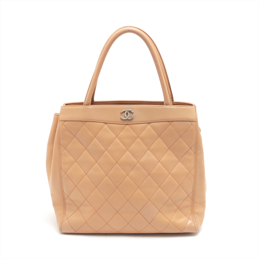 CHANEL - シャネル  ラムスキン  ベージュ レディース トートバッグ