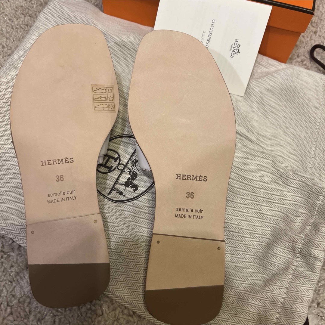 Hermes(新品未使用)エルメス サンダル オラン ブラック36 Hermes(新品未使用)エルメス サンダル オラン ブラック36