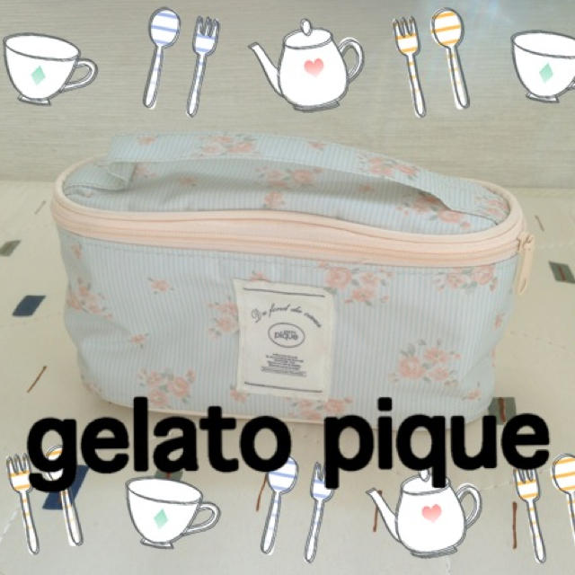 gelato pique(ジェラートピケ)のジェラピケ♡新品パステルポーチ レディースのファッション小物(ポーチ)の商品写真