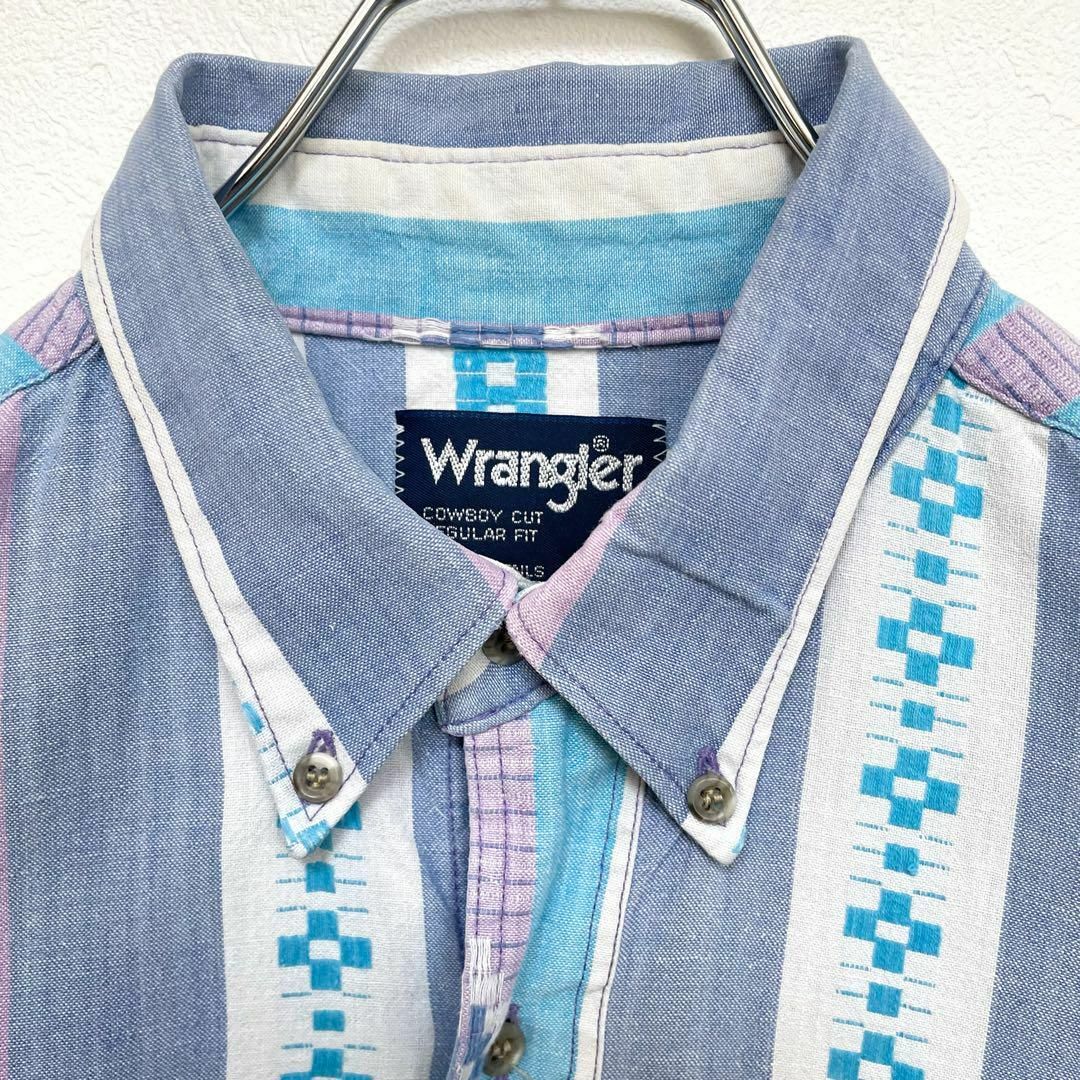 Wrangler - Wrangler ラングラー USA製 90s ウエスタンシャツ Wrangler - Wrangler ラングラー USA製 90s ウエスタンシャツ