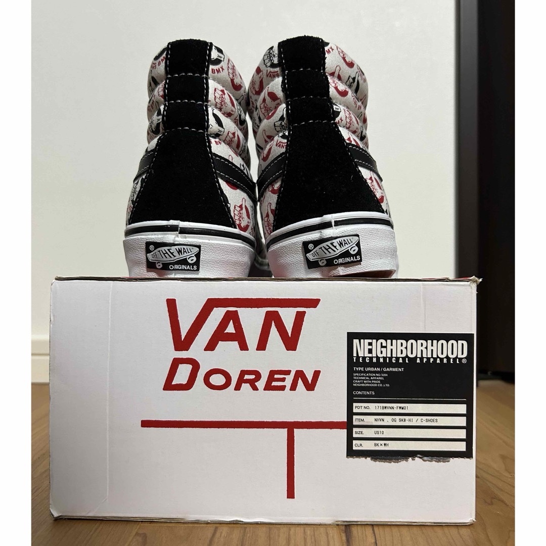 NEIGHBORHOODネイバーフッドVANSバンズSK8スケハイ28センチ新品 NEIGHBORHOODネイバーフッドVANSバンズSK8スケハイ28センチ新品