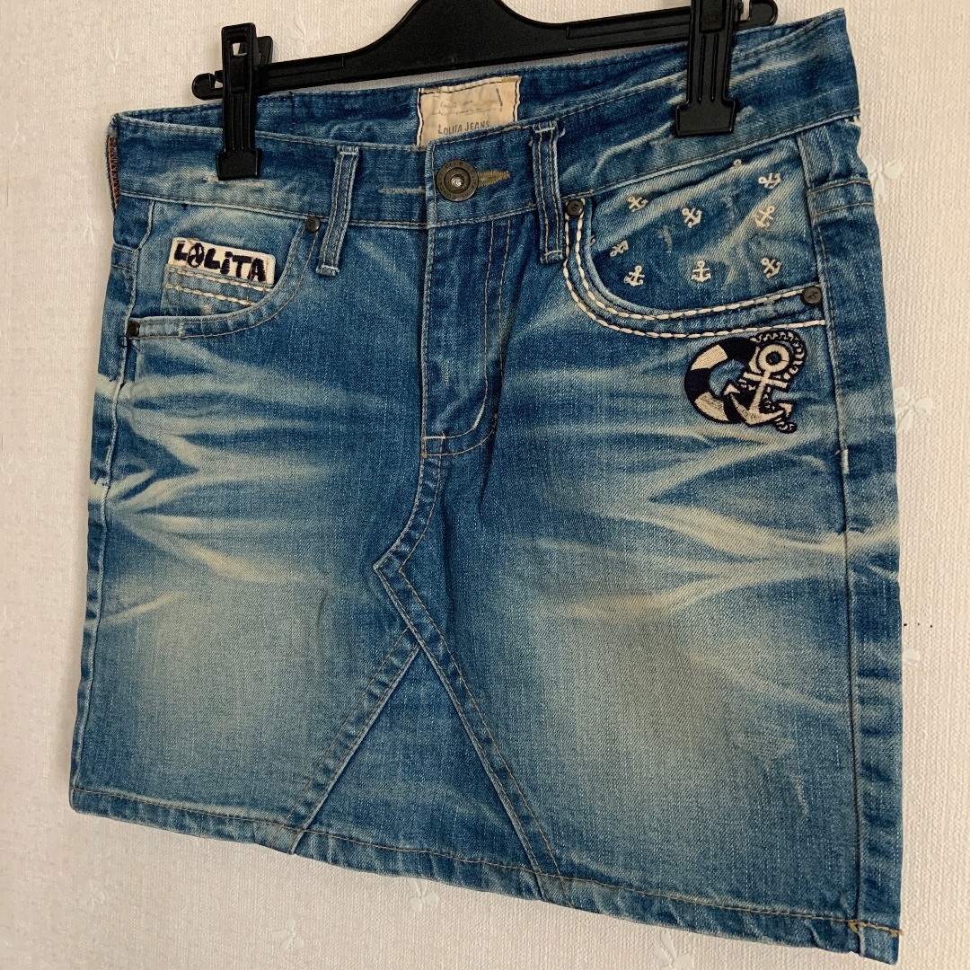 新品　タグ付き！　LOLITA JEANS スカート　ロリータジーンズ　ミニ LOLITA JEANS ロリータジーンズ 1130 レディースジーンズ デニム