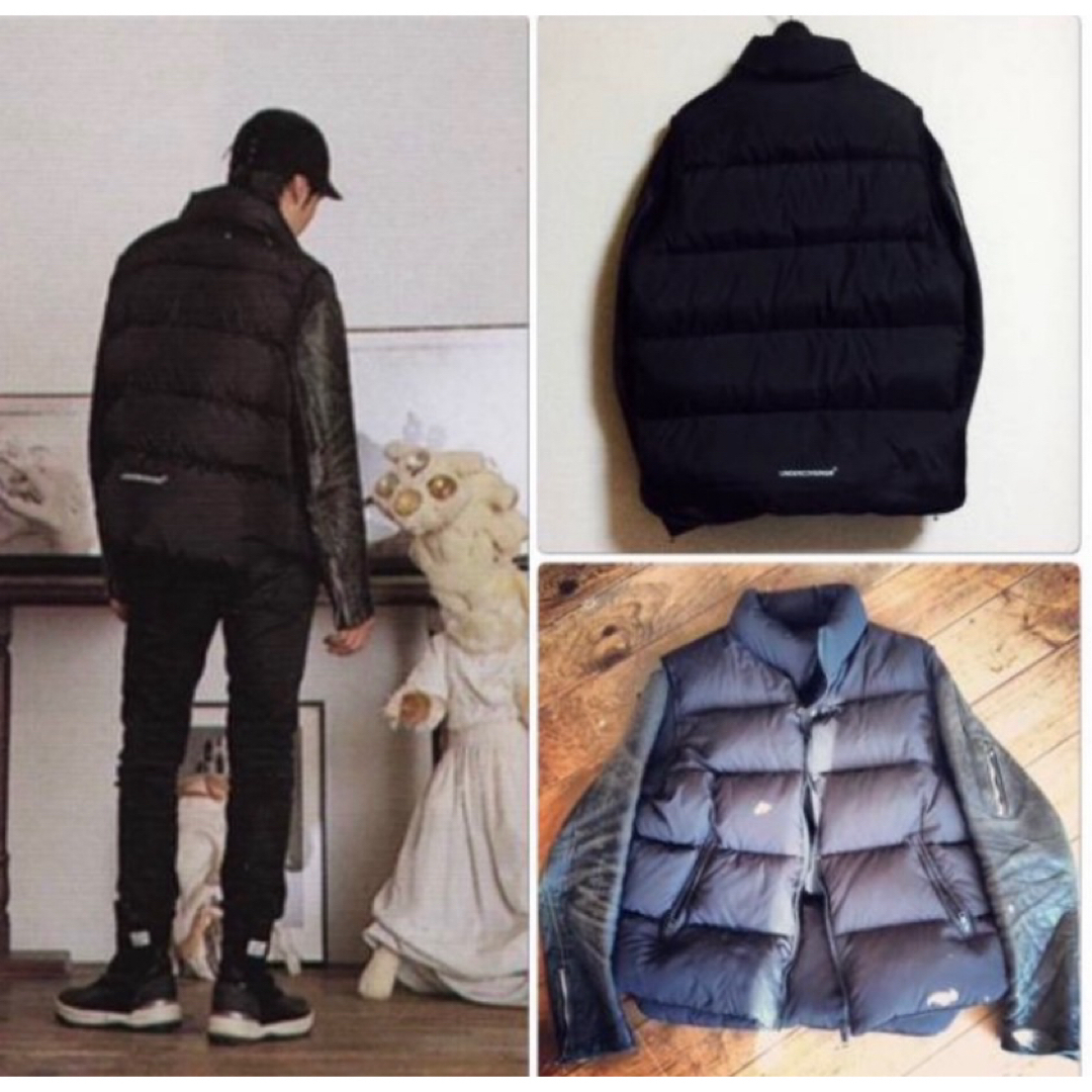 アンダーカバー 袖レザーダウン undercover ライダース アンダーカバー 袖レザーダウン undercover ライダース