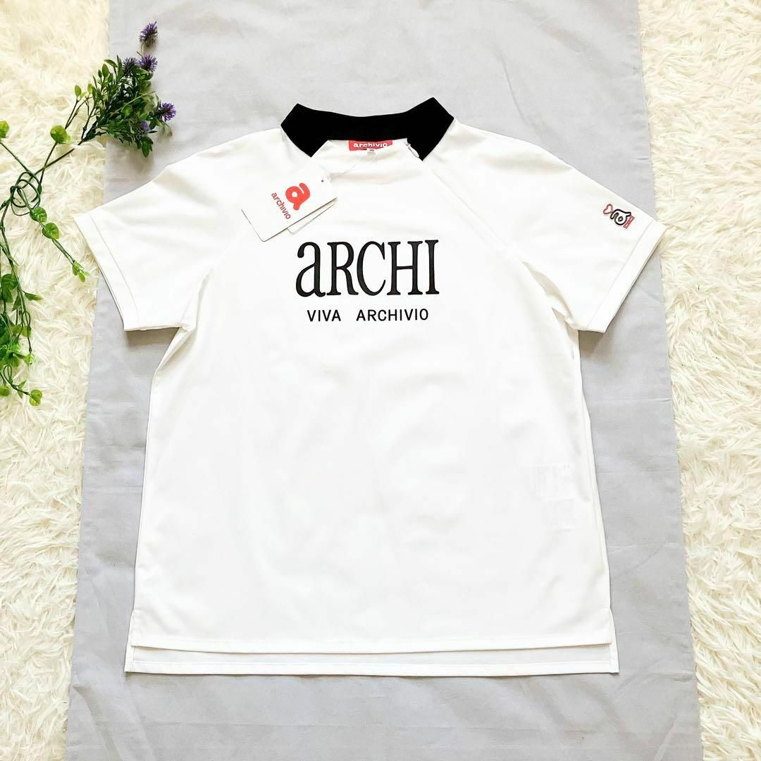 archivio - 【タグ付き未使用品】アルチビオ ゴルフウェア 半袖 archivio - 【タグ付き未使用品】アルチビオ ゴルフウェア 半袖