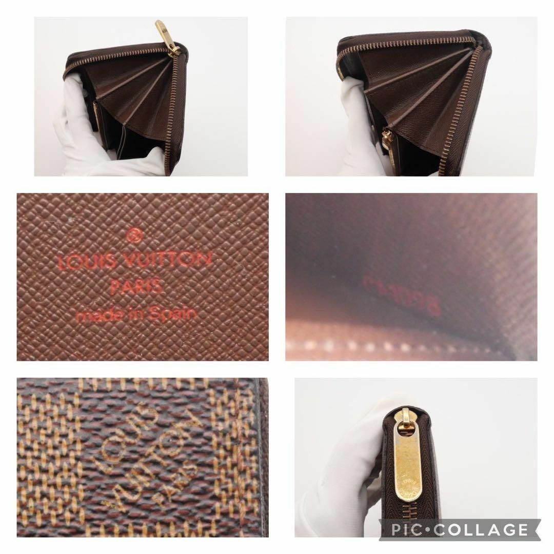 ルイヴィトン ジッピーウォレット 長財布 ダミエ エベヌ 正規品 本物 ルイヴィトン ジッピーウォレット 長財布 ダミエ エベヌ 正規品 本物