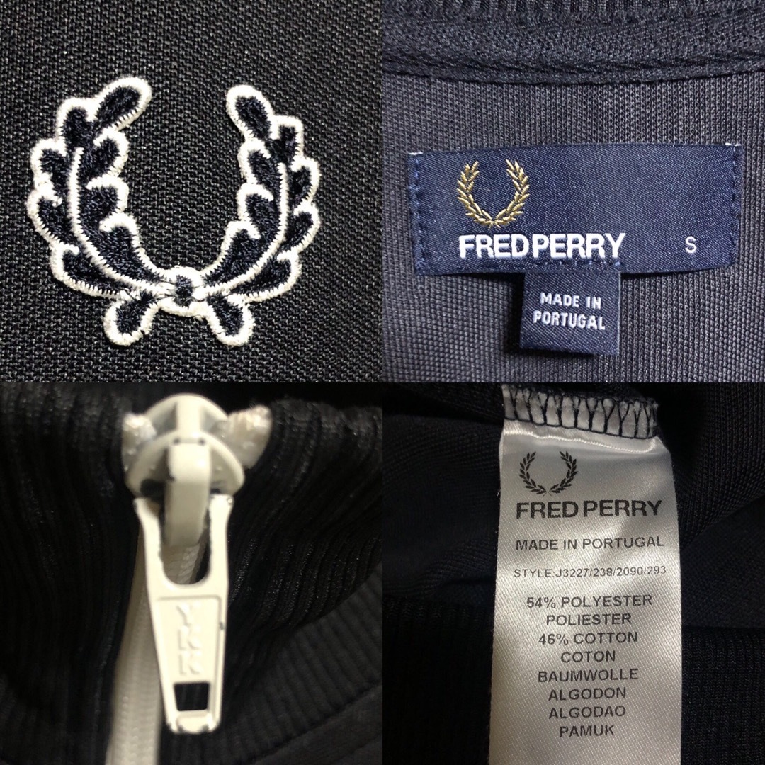 FRED PERRY - 美品⭐️Fred Perry トラックジャケット S 刺繍 FRED PERRY - 美品⭐️Fred Perry トラックジャケット S 刺繍
