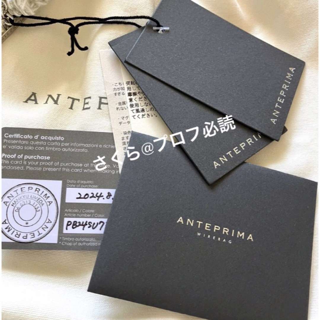 ANTEPRIMA - 新品未使用 アンテプリマ セッキオ スティローゾ ANTEPRIMA - 新品未使用 アンテプリマ セッキオ スティローゾ