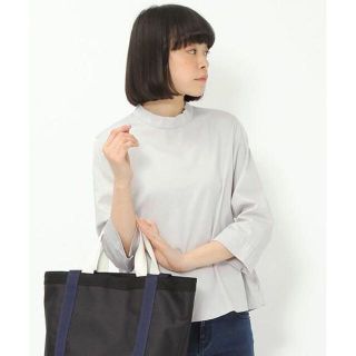 ニコアンド(niko and...)の新品■綿ストレッチスタンドブラウス 【niko and...】(Tシャツ(長袖/七分))