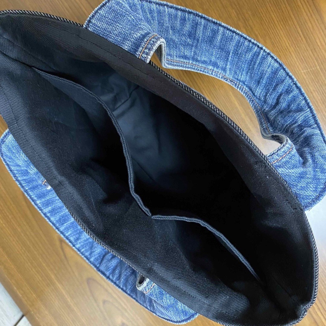 デニムリメイク☆トートバッグ☆デニムバッグ☆ハンドメイドの デニムリメイク☆トートバッグ☆デニムバッグ☆ハンドメイドの