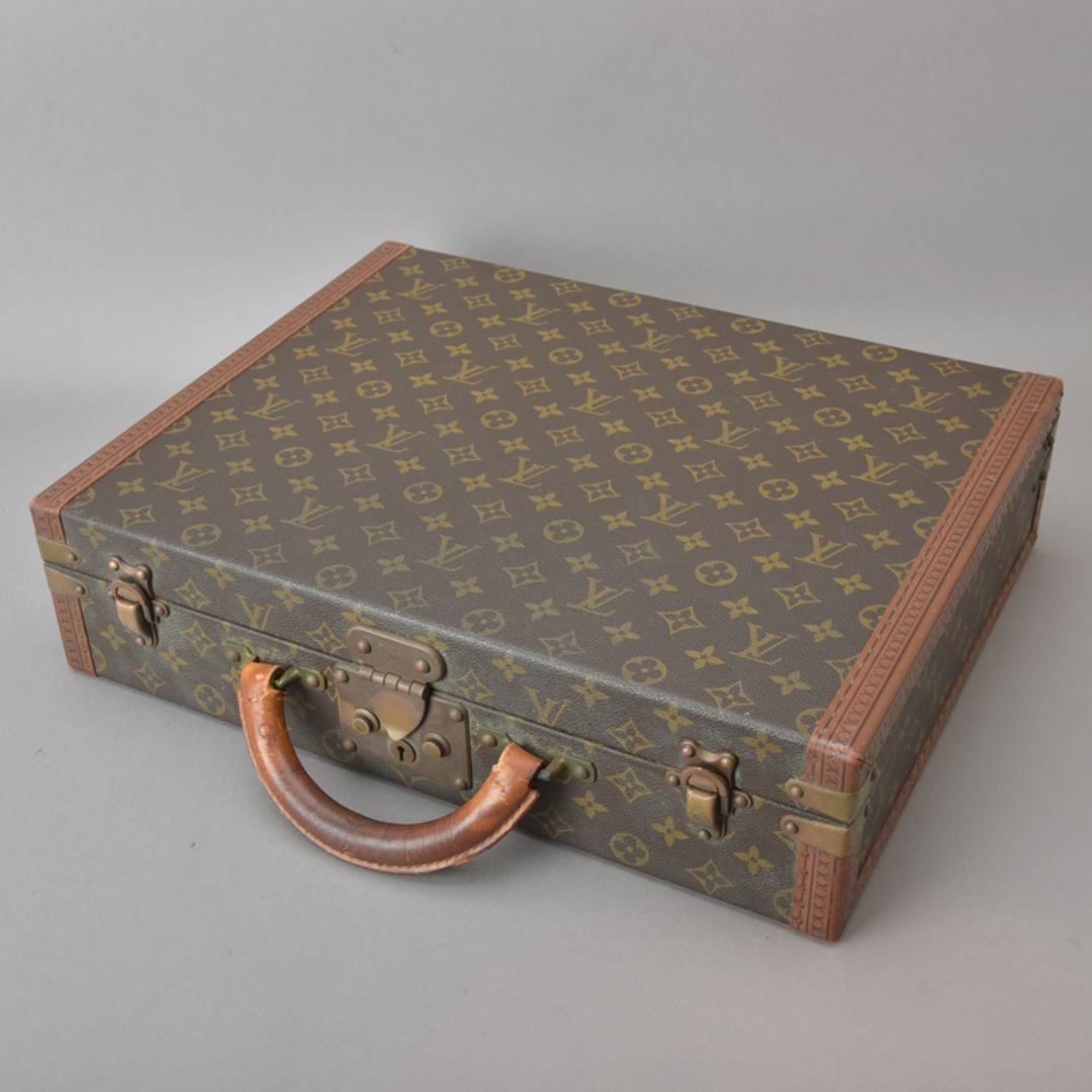 LOUIS VUITTON - ルイヴィトン◇プレジデント アタッシュケース トランク モノグラム レザー