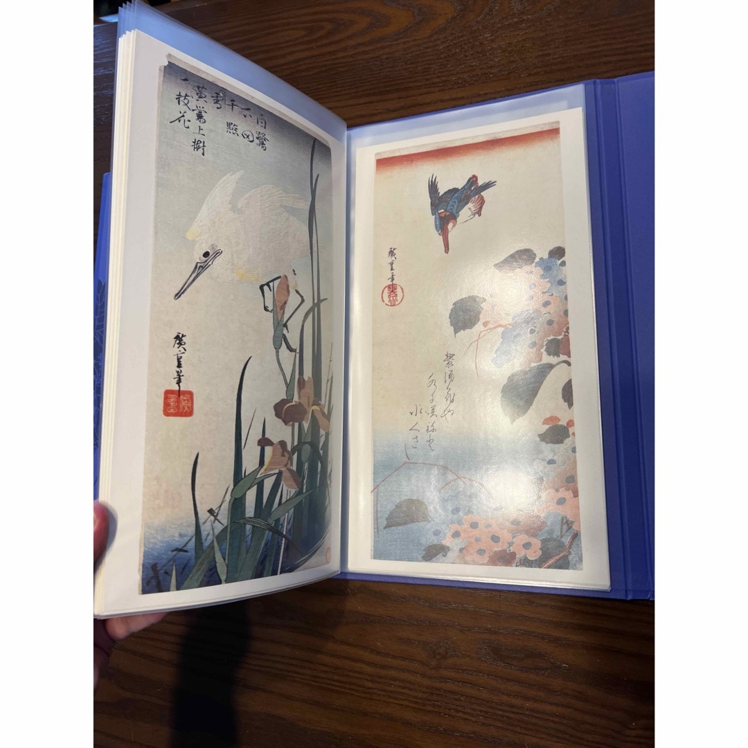 広重 花鳥 短冊 傑作集 24枚 広重 花鳥 短冊 傑作集 24枚