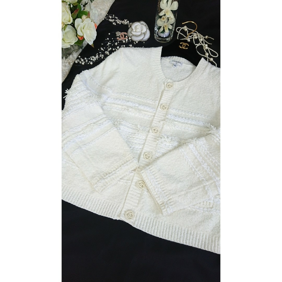 CHANEL - シャネル❤️可愛いケーブル編み➕ニットツイード CHANEL - シャネル❤️可愛いケーブル編み➕ニットツイード