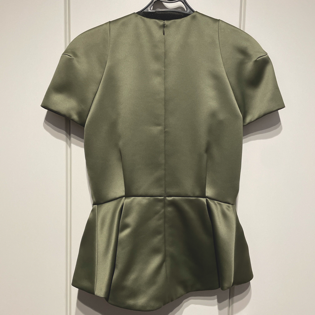 BORDERS at BALCONY - BORDERS at BALCONY SATIN PEPLUM TOP 36 BORDERS at BALCONY - BORDERS at BALCONY SATIN PEPLUM TOP 36