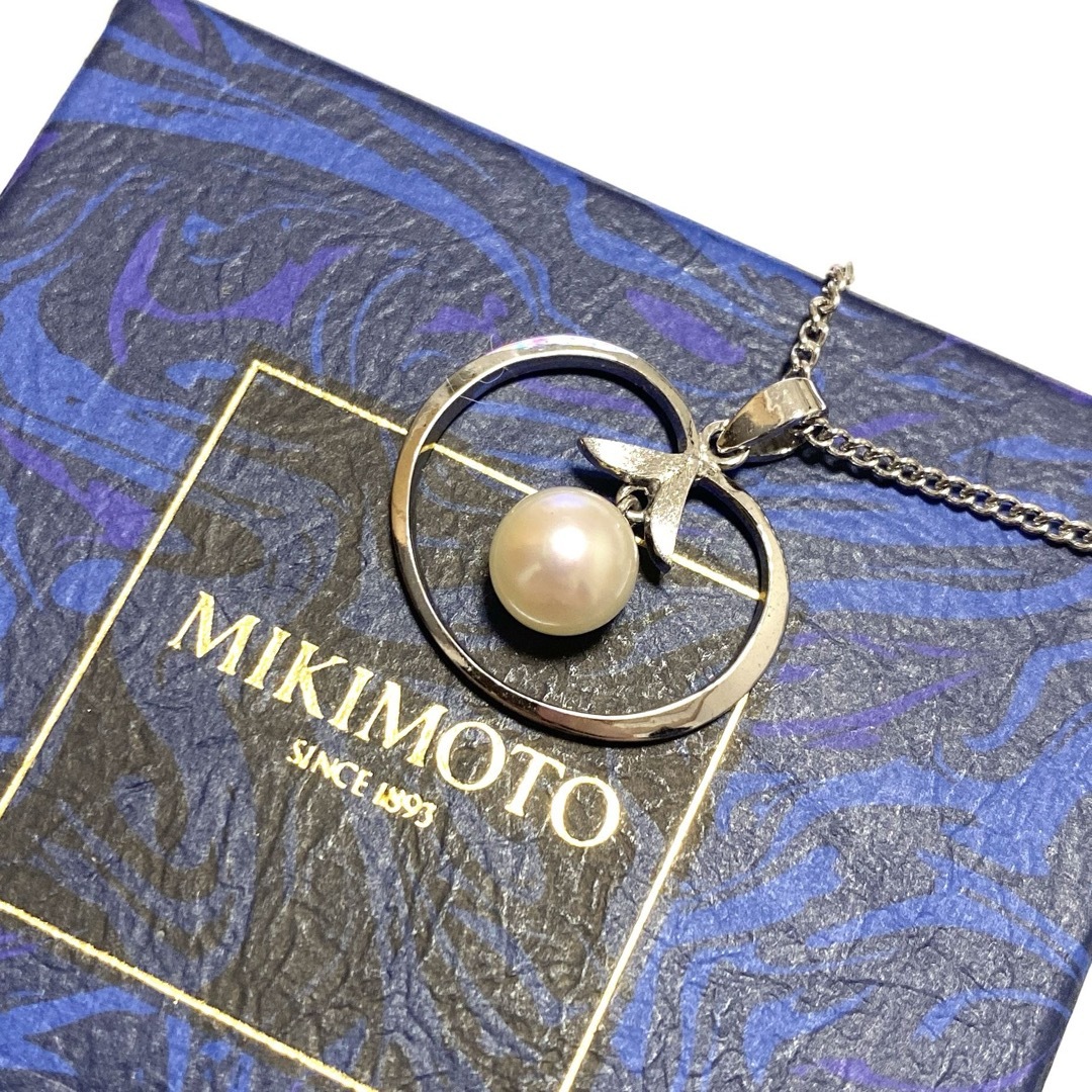 MIKIMOTO silver925 パールネックレス 真珠 トマト MIKIMOTO silver925 パールネックレス 真珠 トマト