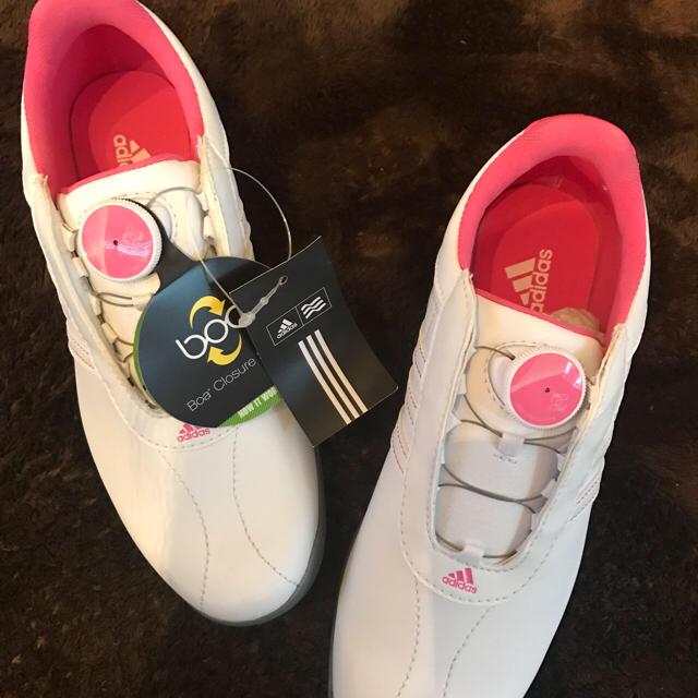 美品 アディダスゴルフ adidas GOLF ゴルフシューズ 24.0cm