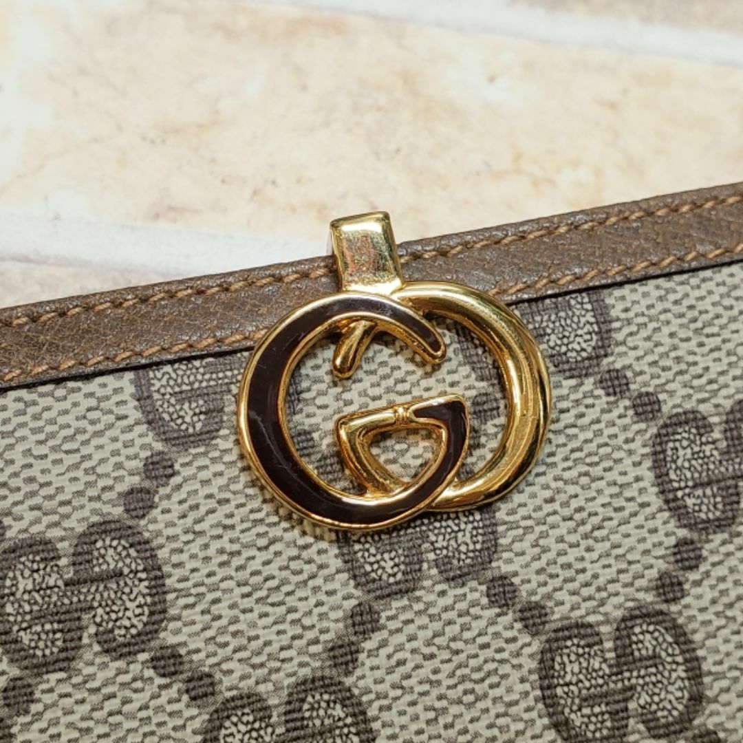 GUCCI - デットストック オールドグッチ ☆ GG柄 PVC 長財布 伊 GUCCI - デットストック オールドグッチ ☆ GG柄 PVC 長財布 伊