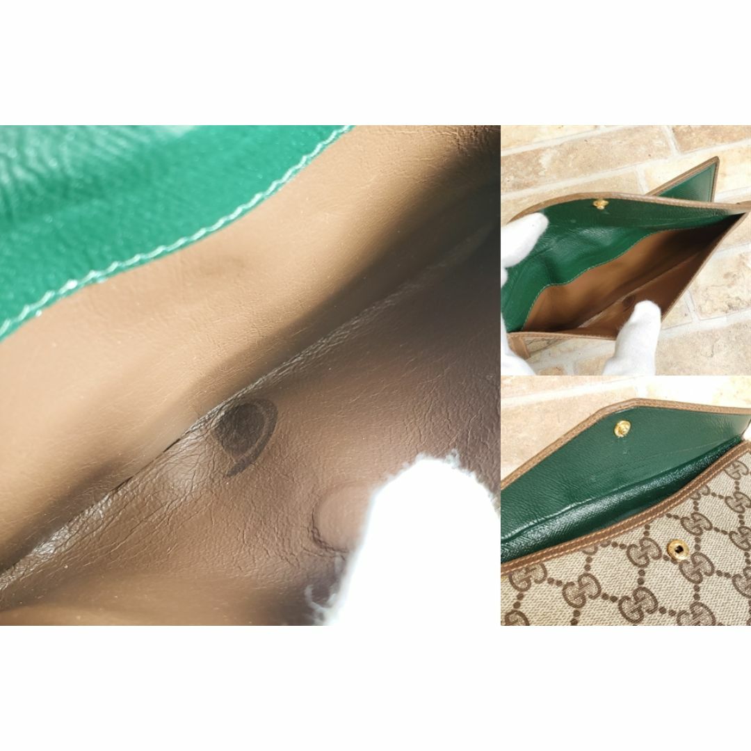 GUCCI - デットストック オールドグッチ ☆ GG柄 PVC 長財布 伊 GUCCI - デットストック オールドグッチ ☆ GG柄 PVC 長財布 伊
