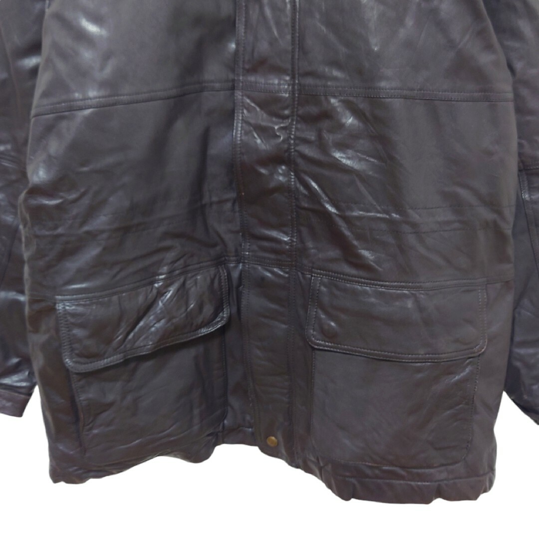 Eddie Bauer - 【Eddie Bauer】80's 黒タグレザーダウン Eddie Bauer - 【Eddie Bauer】80's 黒タグレザーダウン
