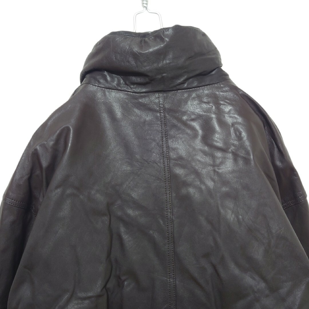 Eddie Bauer - 【Eddie Bauer】80's 黒タグレザーダウン Eddie Bauer - 【Eddie Bauer】80's 黒タグレザーダウン