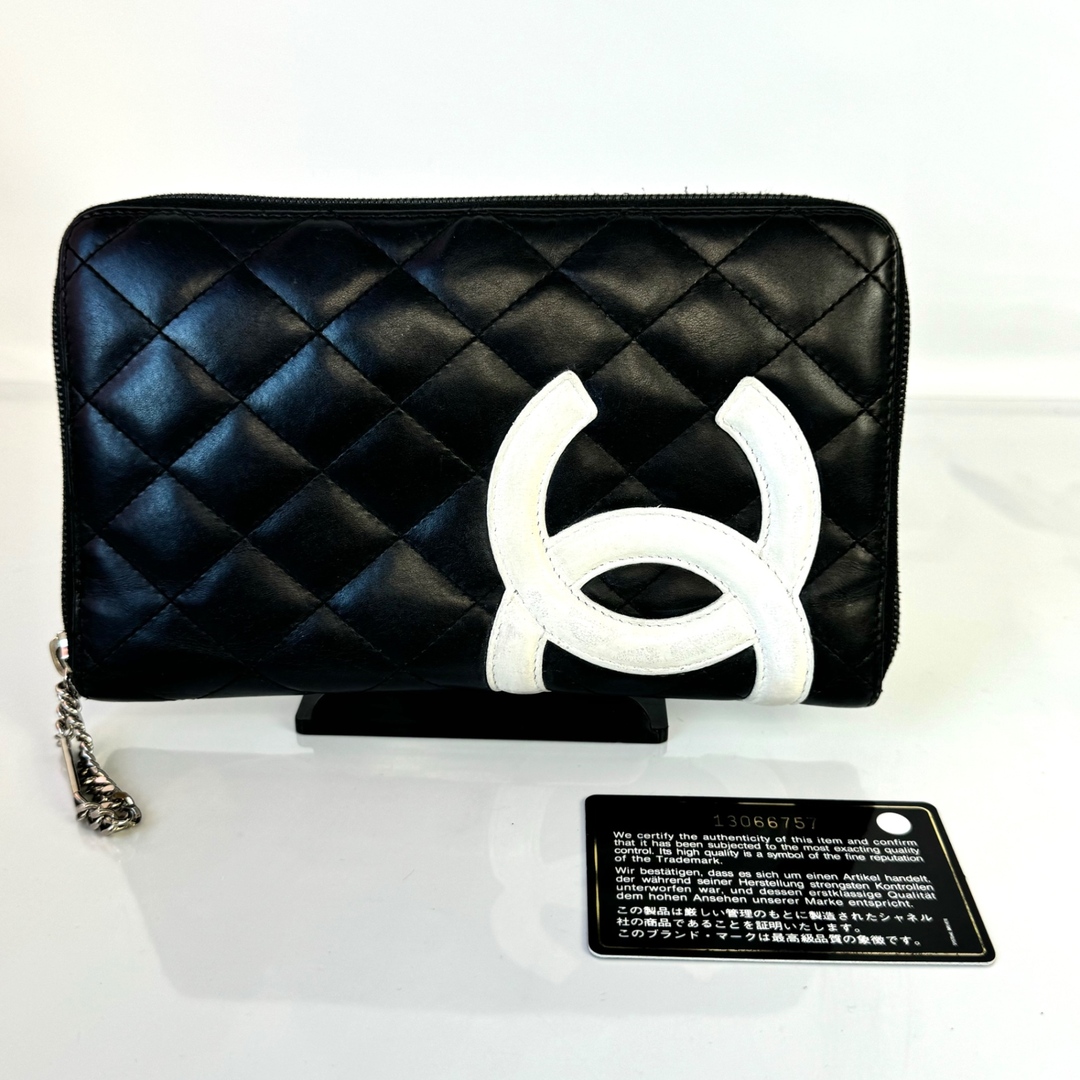CHANEL - シャネル 長財布 カンボンライン A26710 ココマーク CHANEL - シャネル 長財布 カンボンライン A26710 ココマーク