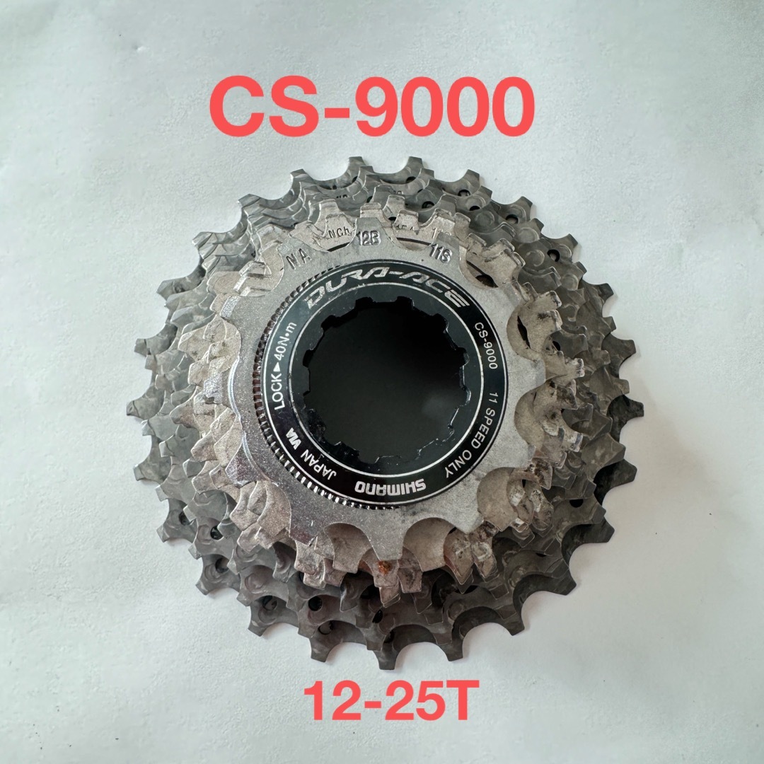 ○デュラエース カセットスプロケット CS-9000○12-25 11S ○デュラエース カセットスプロケット CS-9000○12-25 11S