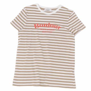 マックスマーラ(Max Mara)の美品 マックスマーラ Max Mara Tシャツ カットソー 半袖 ショートスリーブ ボーダー トップス レディース M(Tシャツ(半袖/袖なし))