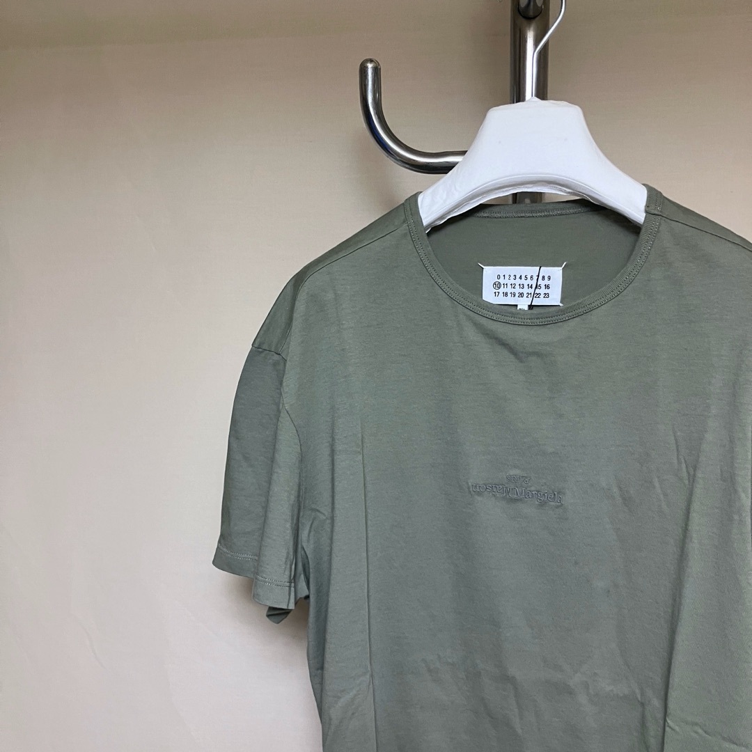 Maison Margiela Tシャツ・カットソー 黄緑 2007423S0384 Maison Margiela(メゾンマルジェラ) クルーネックシャーリングT