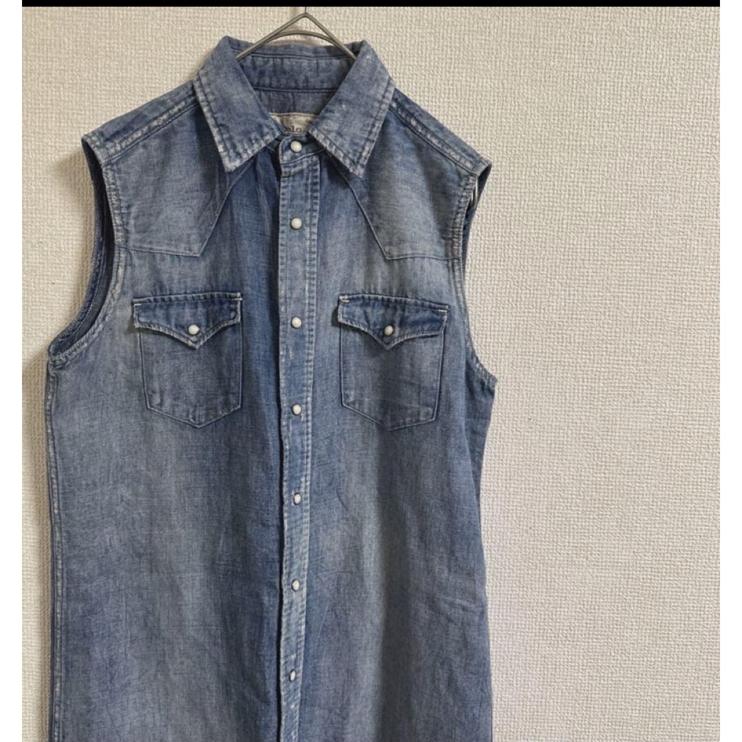 Ralph Lauren - 極美品 ラルフローレン デニムノースリーブ