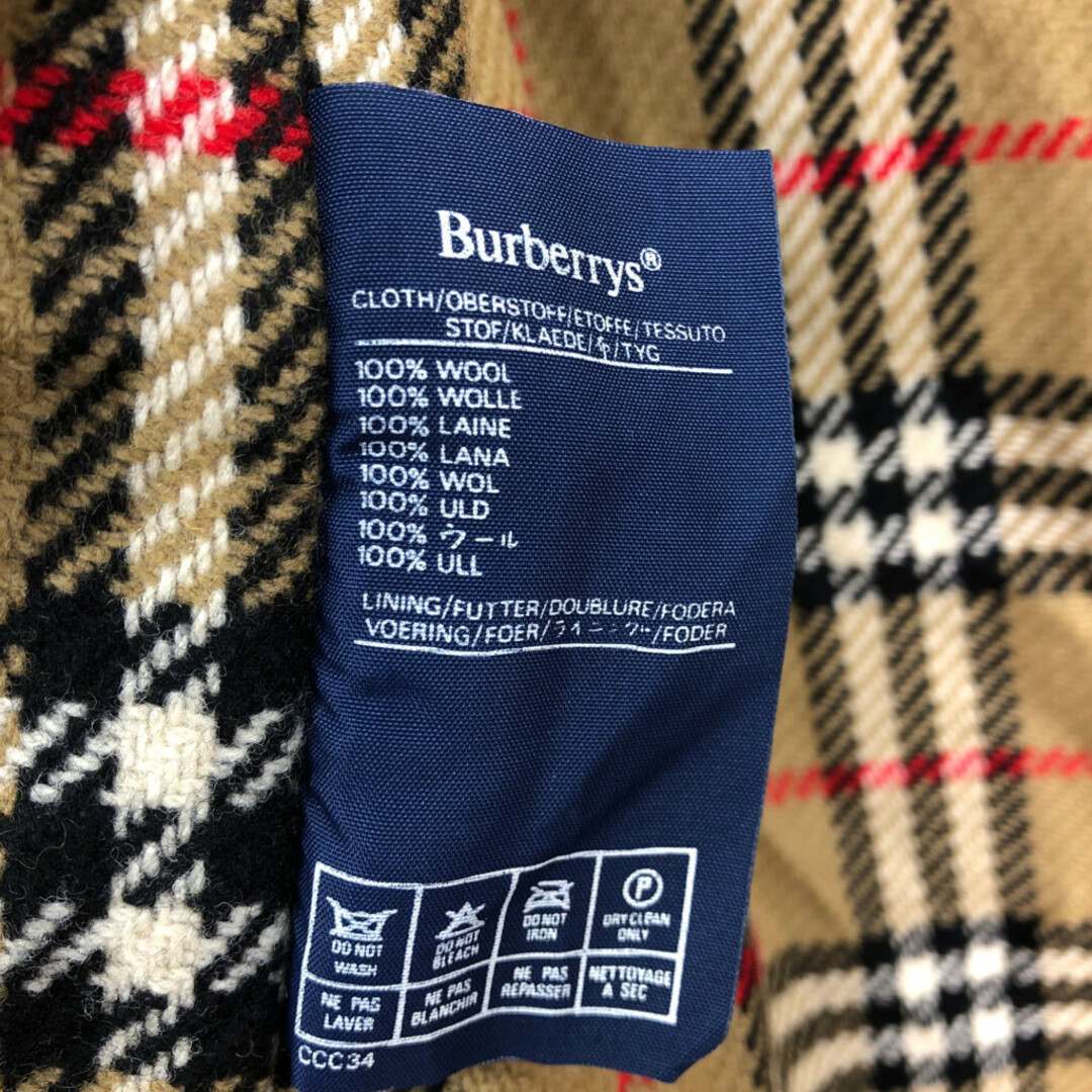 BURBERRY - 90年代 イングランド製 Burberrys バーバリーズ BURBERRY - 90年代 イングランド製 Burberrys バーバリーズ