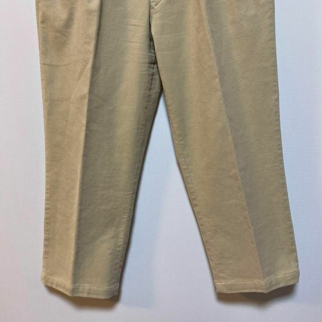 Papas パパス　ツータック　ストレッチ　ワイド　チノパンツ　XL メンズのパンツ(チノパン)の商品写真