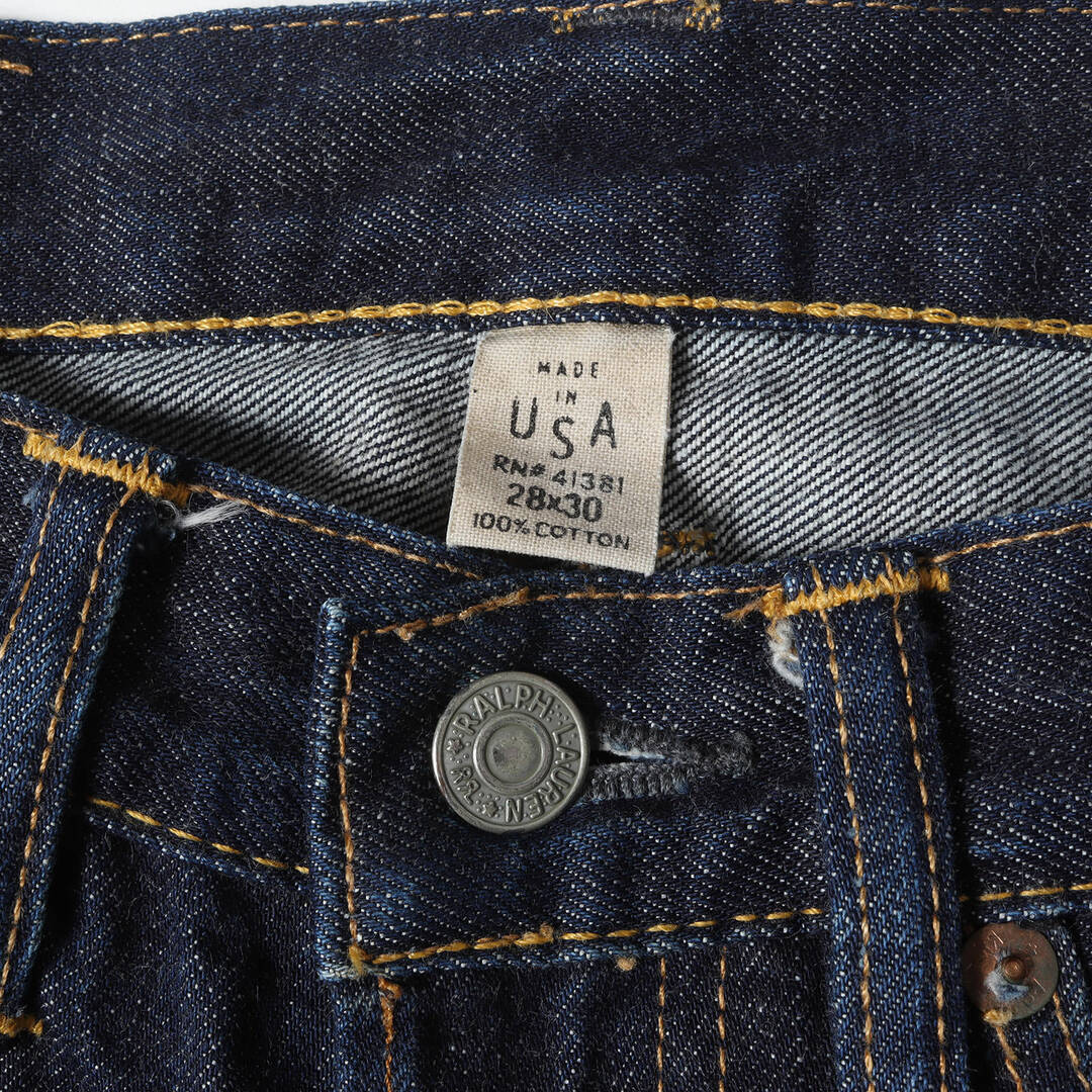 RRL - RRL ダブルアールエル パンツ サイズ:28×30 リンスウォッシュ ブーツカット スリム デニムパンツ SLIM BOOT CUT RINSE JAPAN WOVEN SELVEDGE DENIM インディゴ USA製 ラルフローレン ボトムス ジーンズ ジーンズ【メンズ】【中古】の通販 by ブランド古着のBEEGLE RRL - RRL ダブルアールエル パンツ サイズ:28×30 リンスウォッシュ ブーツカット スリム デニムパンツ SLIM BOOT CUT RINSE JAPAN WOVEN SELVEDGE DENIM インディゴ USA製 ラルフローレン ボトムス ジーンズ ジーンズ【メンズ】【中古】の通販 by ブランド古着のBEEGLE