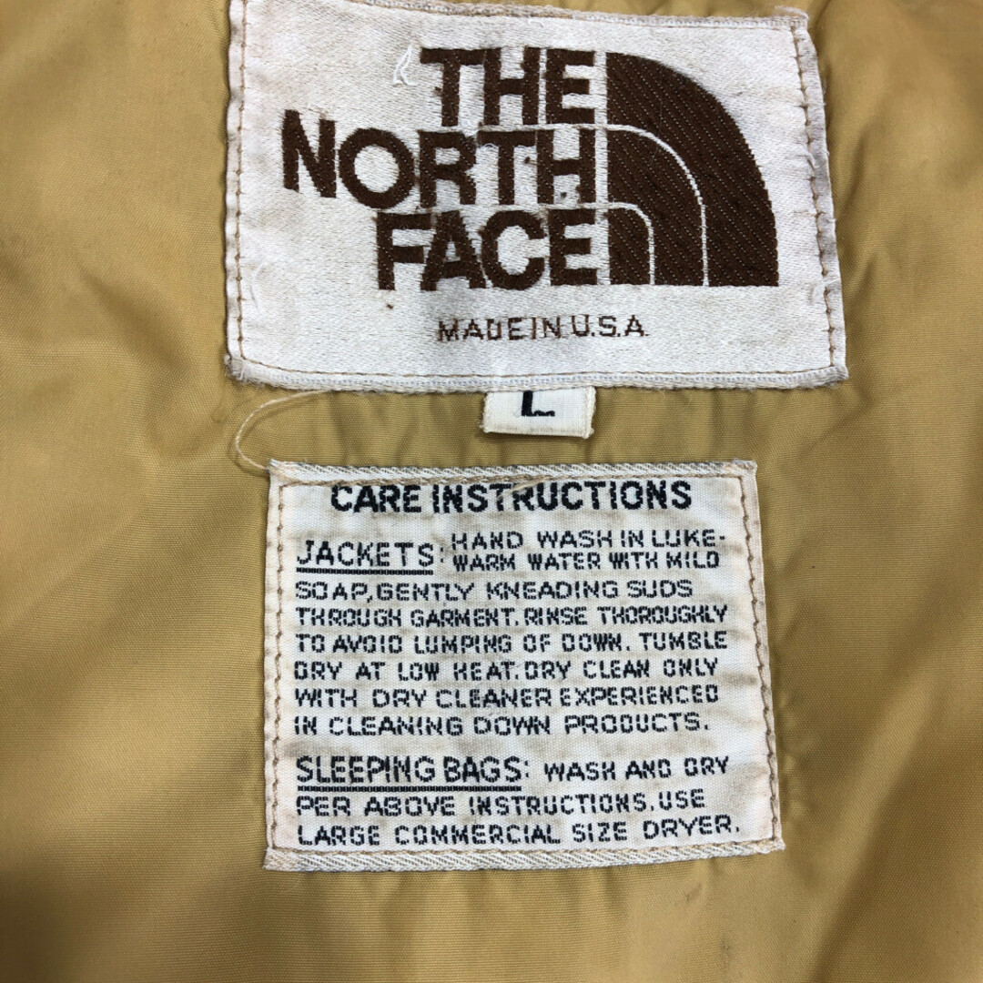 THE NORTH FACE - 70年代 USA製 THE NORTH FACE ノースフェイス THE NORTH FACE - 70年代 USA製 THE NORTH FACE ノースフェイス
