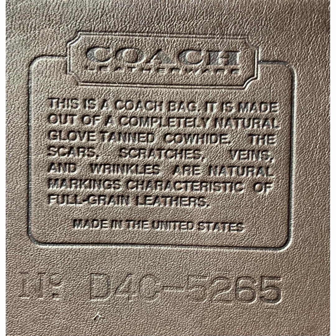 COACH - 【美品】COACH オールドコーチ ビジネスバッグ USA D4C COACH - 【美品】COACH オールドコーチ ビジネスバッグ USA D4C