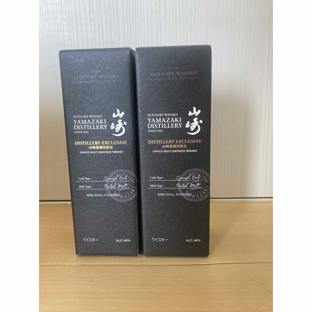 山崎蒸留所限定 ウイスキー 原酒 スパニッシュオーク 180ml 2本 山崎蒸留所限定 ウイスキー 原酒 スパニッシュオーク 180ml 2本