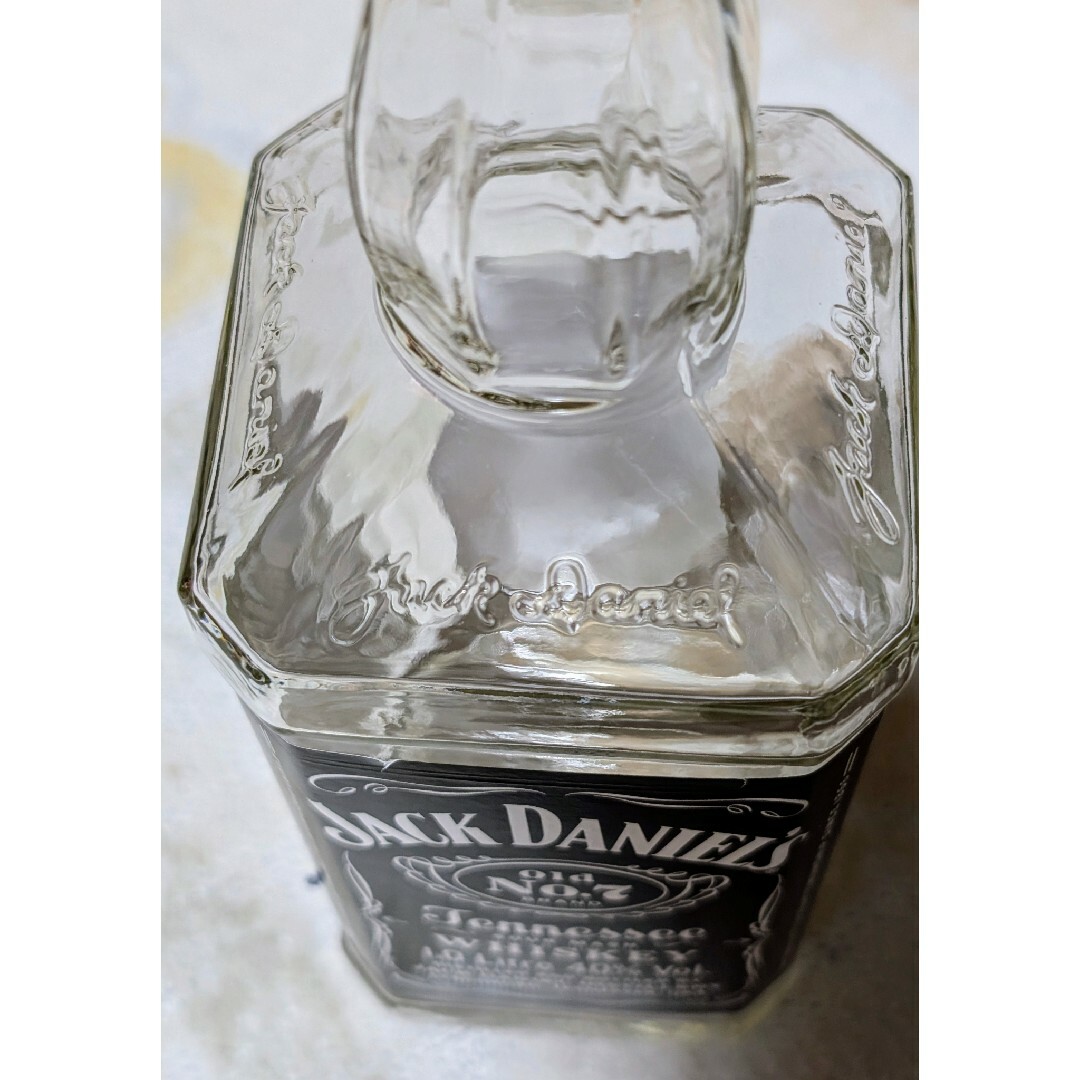 JACK DANIEL'S - ジャックダニエル 空きビン 空きボトル ふた JACK DANIEL'S - ジャックダニエル 空きビン 空きボトル ふた