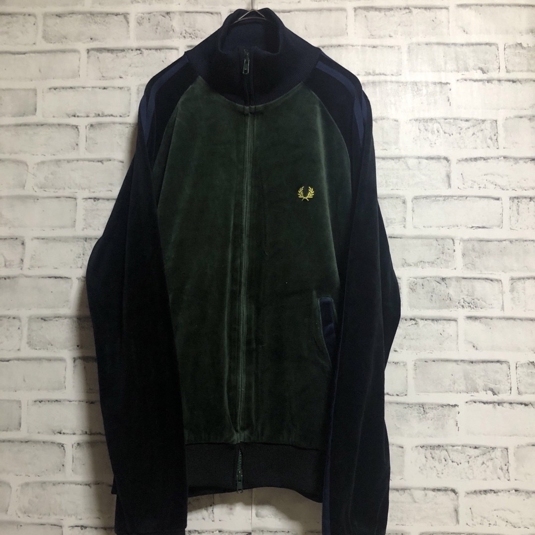 FRED PERRY - 美品⭐️Fred Perry ベロアトラックジャケットM FRED PERRY - 美品⭐️Fred Perry ベロアトラックジャケットM