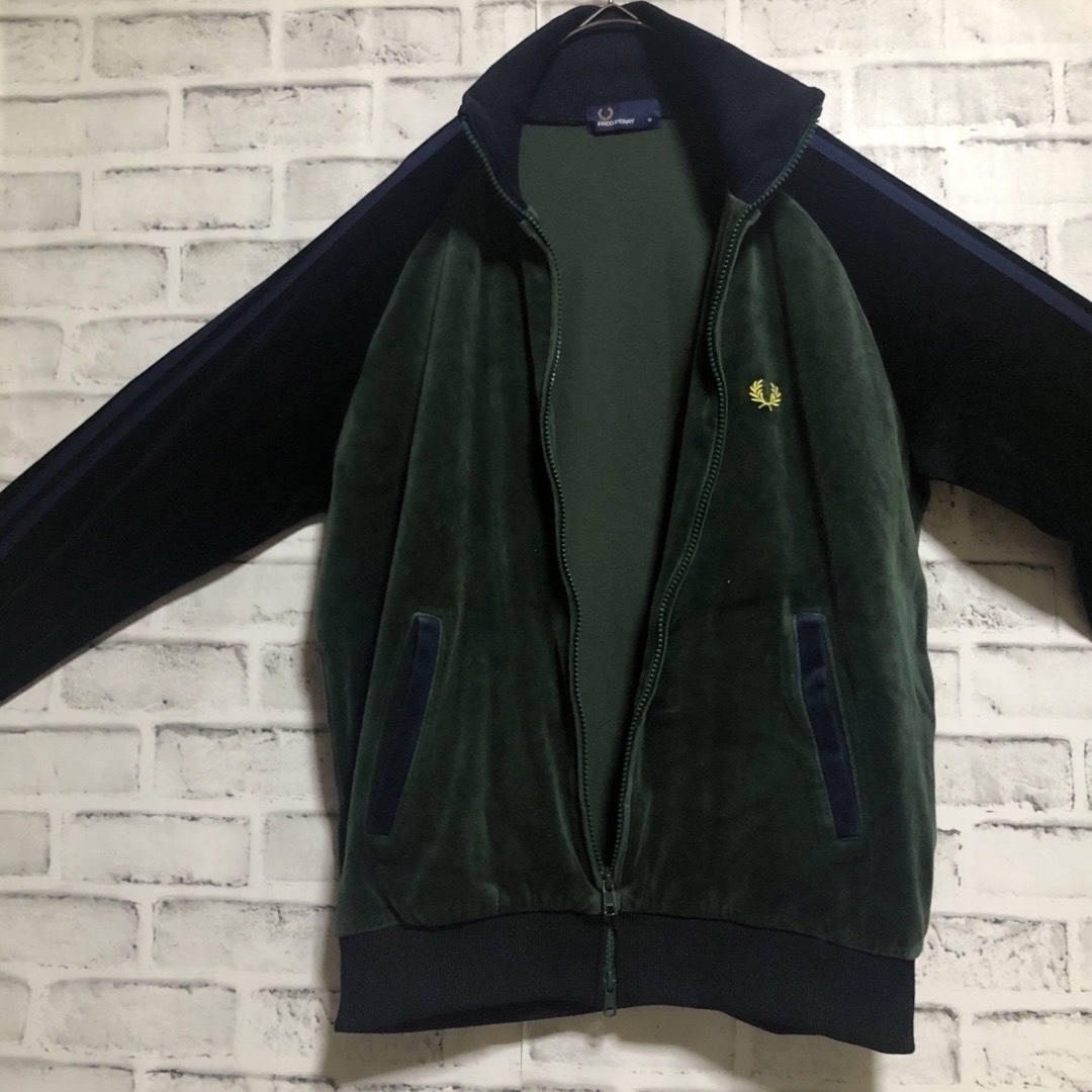 FRED PERRY - 美品⭐️Fred Perry ベロアトラックジャケットM FRED PERRY - 美品⭐️Fred Perry ベロアトラックジャケットM