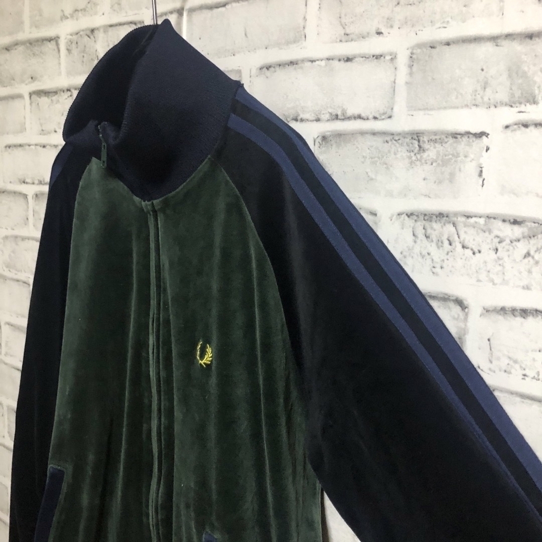 FRED PERRY - 美品⭐️Fred Perry ベロアトラックジャケットM FRED PERRY - 美品⭐️Fred Perry ベロアトラックジャケットM