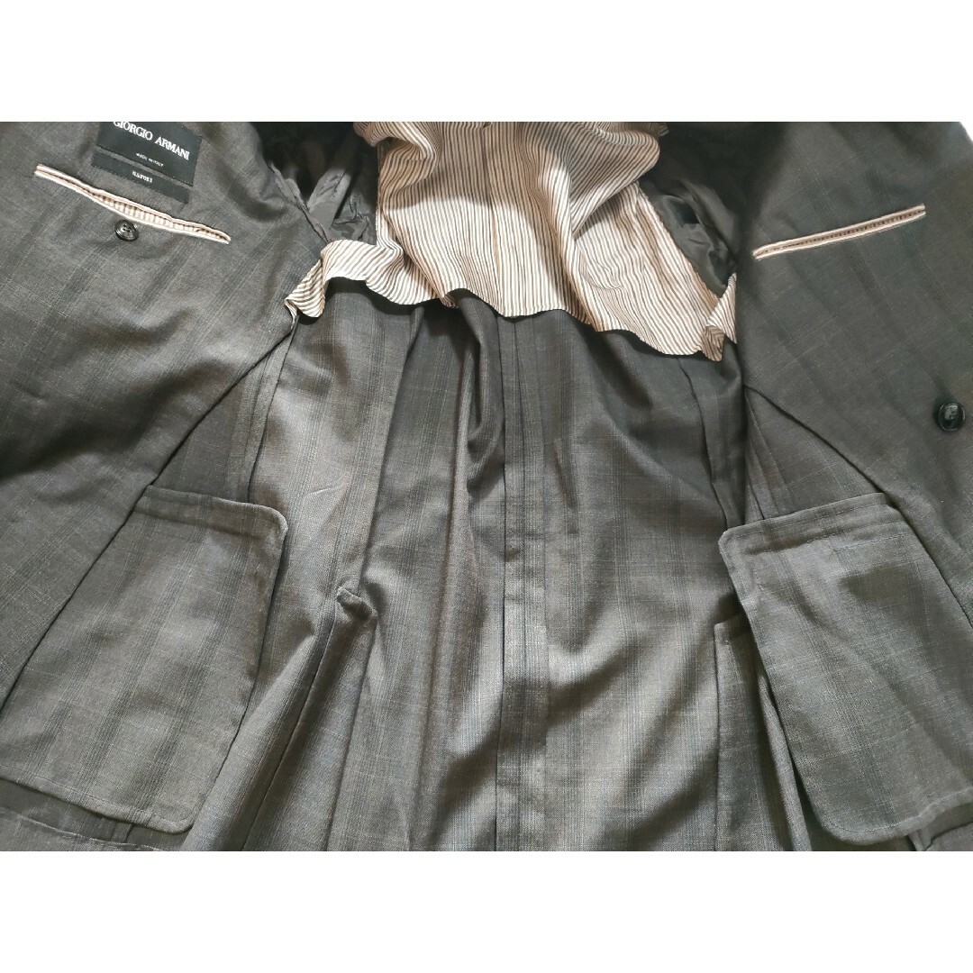 GIORGIO ARMANI - 新品同様 GIORGIO ARMANI NAPOLI ダブルスーツ GIORGIO ARMANI - 新品同様 GIORGIO ARMANI NAPOLI ダブルスーツ
